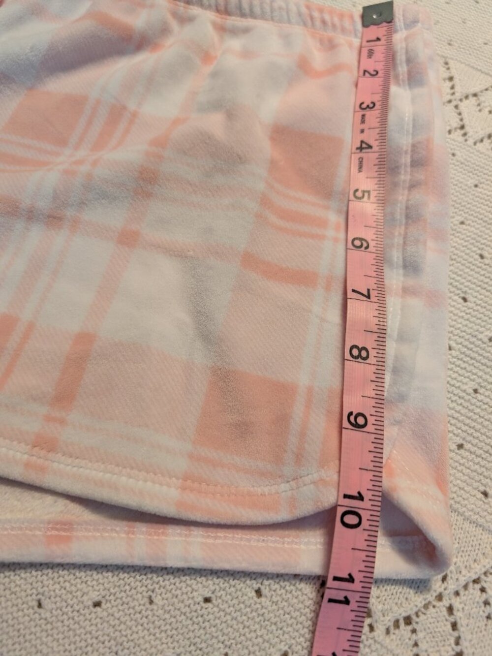 Plush Rachel Zoe shorts pink and white size medium - Picture 5 of 10